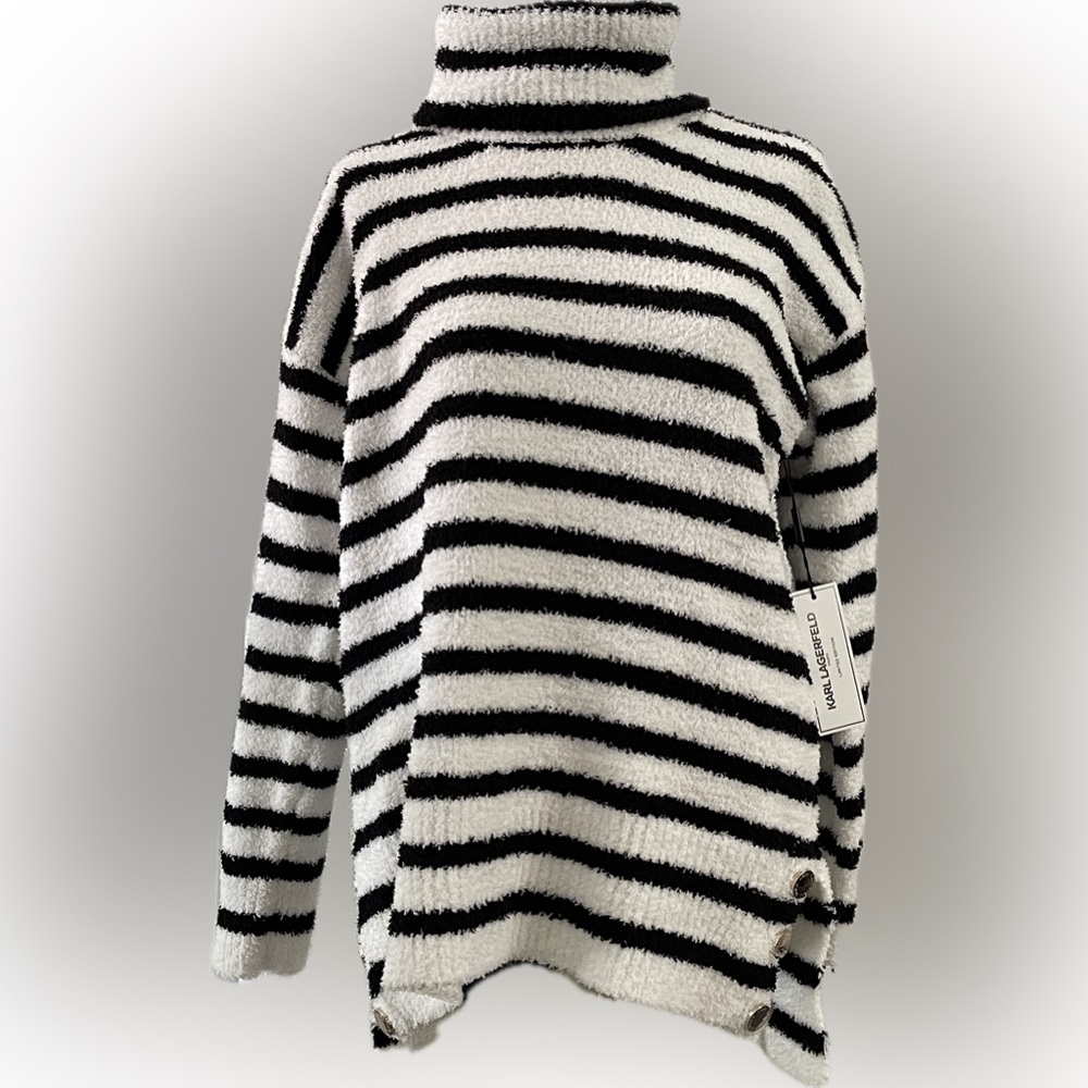 Karl Lagerfeld Paris limited edition, NWT Striped Sweater